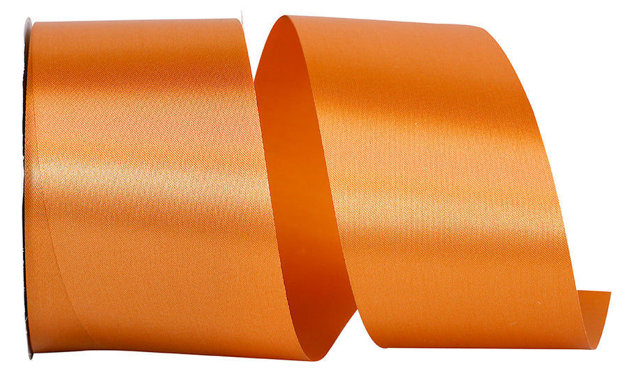 Burnt 2-1 2 Inch Single Face Satin Allure Sfs Cooler Ribbon for Wreaths & Bows