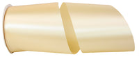 Cream 4 Inch Single Face Satin Allure Sfs Cooler Ribbon for Wreaths & Bows