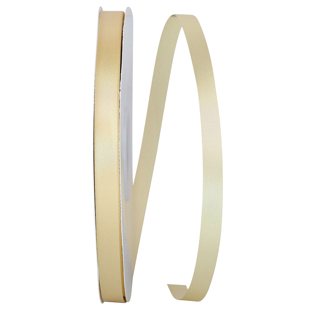 Cream 3 8 Inch Single Face Satin Allure Sfs Cooler Ribbon for Wreaths & Bows