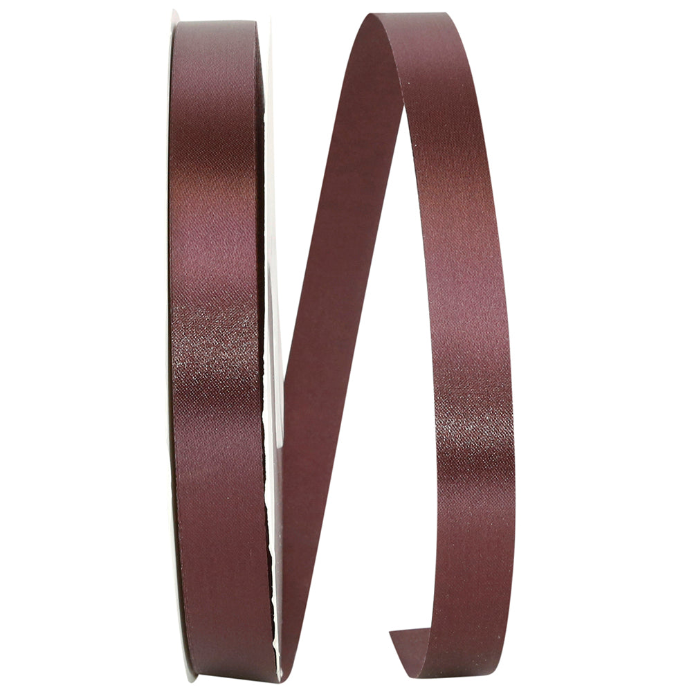 Raisin 5 8 Inch Single Face Satin Allure Sfs Cooler Ribbon for Wreaths & Bows
