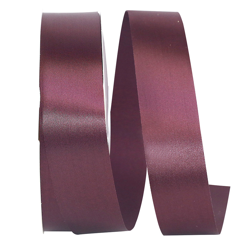 Raisin 1-3 8 Inch Single Face Satin Allure Sfs Cooler Ribbon for Wreaths & Bows