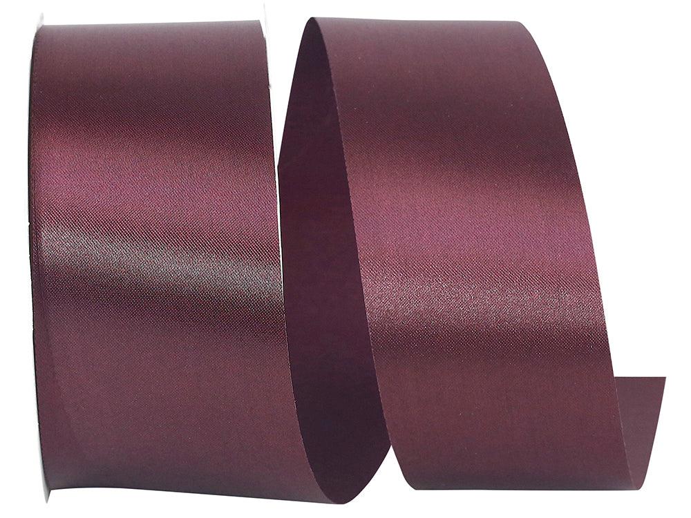 Raisin 1-7 8 Inch Single Face Satin Allure Sfs Cooler Ribbon for Wreaths & Bows