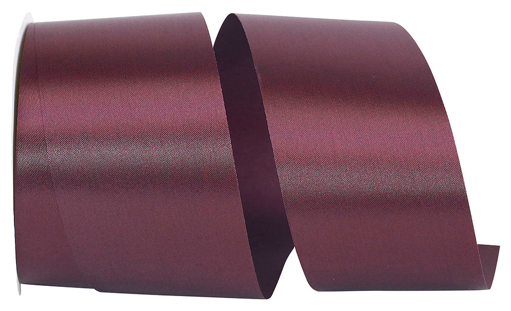 Raisin 2-1 2 Inch Single Face Satin Allure Sfs Cooler Ribbon for Wreaths & Bows