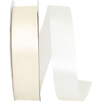 Ivory 1-3 8 Inch Single Face Satin Allure Sfs Cooler Ribbon for Wreaths & Bows