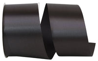 Gunmetal 2-1 2 Inch Single Face Satin Allure Sfs Cooler Ribbon for Wreaths & Bows
