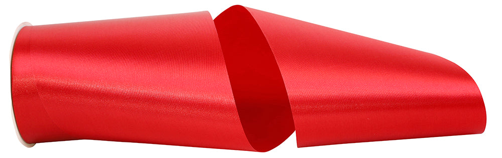 Scarlet 6 Inch Satin Ribbon for Wreaths and Bows