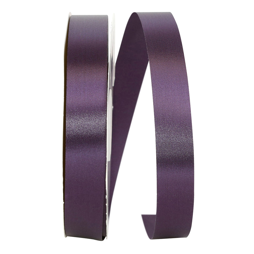 Plum 7 8 Inch Single Face Satin Allure Sfs Cooler Ribbon for Wreaths & Bows