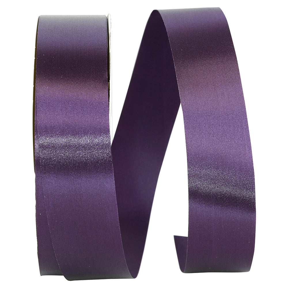Plum 1-3 8 Inch Single Face Satin Allure Sfs Cooler Ribbon for Wreaths & Bows