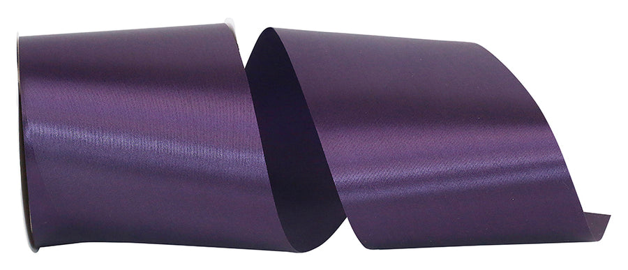 Plum 4 Inch Single Face Satin Allure Sfs Cooler Ribbon for Wreaths & Bows