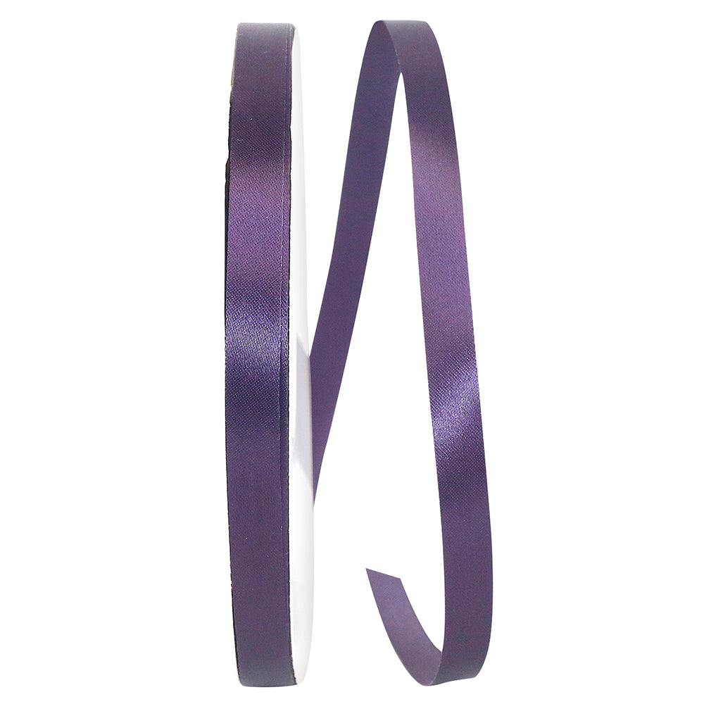 Plum 3 8 Inch Single Face Satin Allure Sfs Cooler Ribbon for Wreaths & Bows