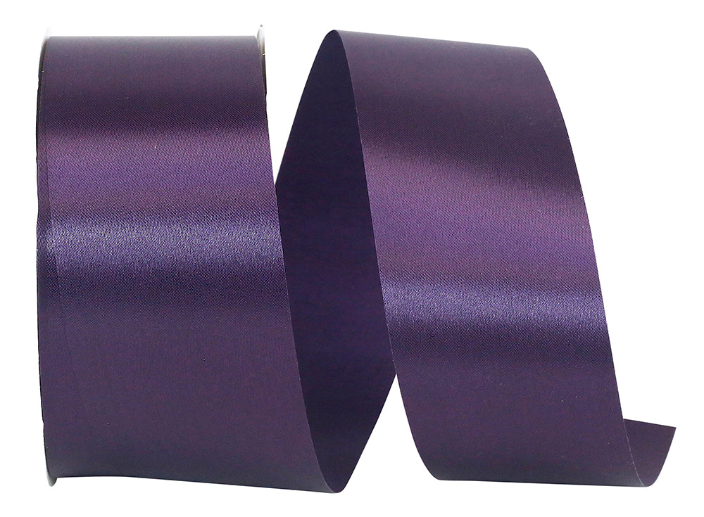 Plum 1-7 8 Inch Single Face Satin Allure Sfs Cooler Ribbon for Wreaths & Bows