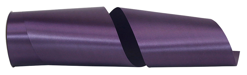 Plum 6 Inch Single Face Satin Allure Sfs Cooler Ribbon for Wreaths & Bows