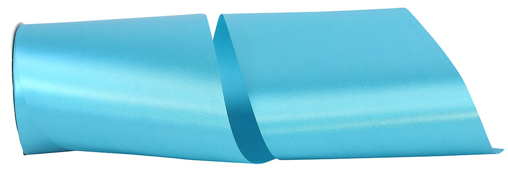 Turquoise Satin Ribbon 6 Inch for Wreaths and Bows