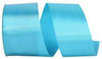 Turquoise Satin Ribbon 2-1/2 Inch for Wreaths and Bows