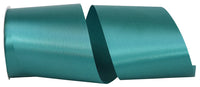 Teal 4 Inch Satin Ribbon for Wreaths and Bows