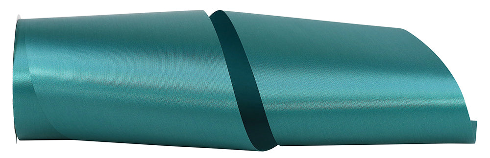 Teal 6 Inch Satin Ribbon for Wreaths and Bows