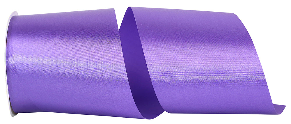 Grape 4 Inch Single Face Satin Allure Sfs Cooler Ribbon for Wreaths & Bows