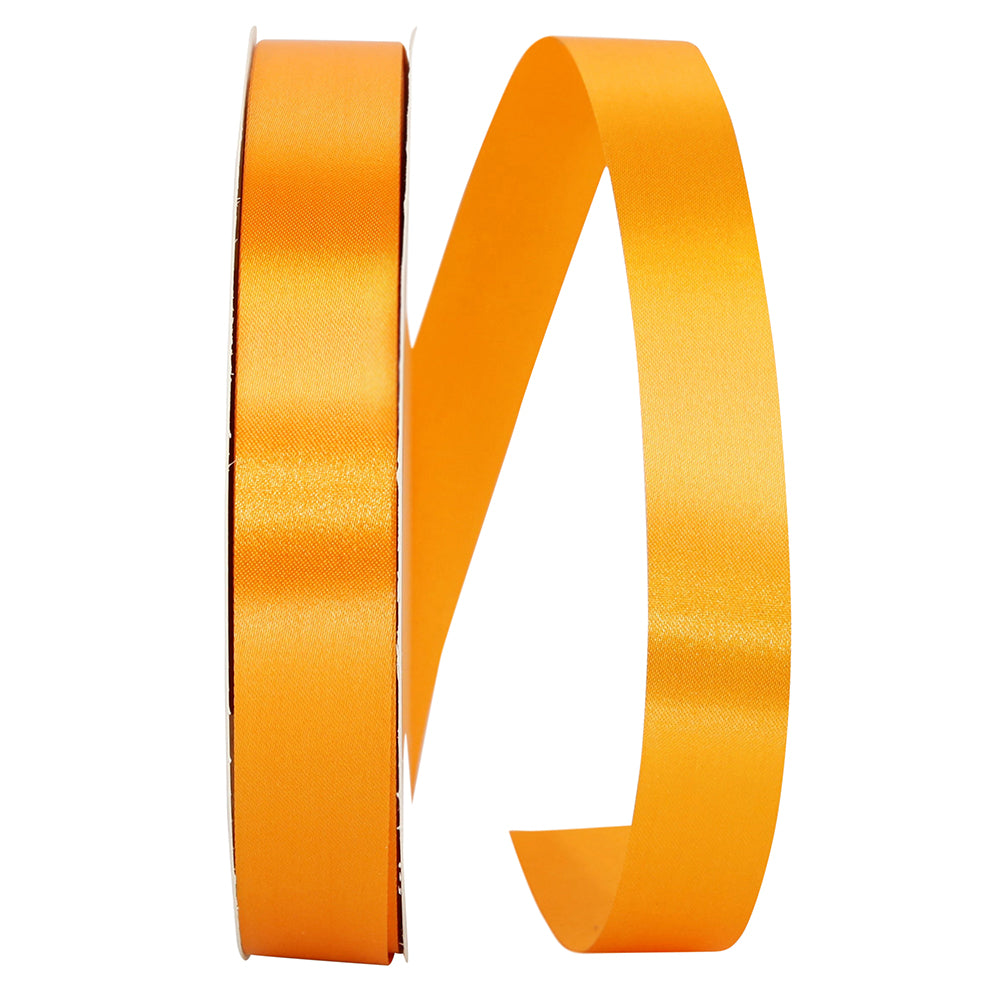 Pumpkin 7 8 Inch Single Face Satin Allure Sfs Cooler Ribbon for Wreaths & Bows