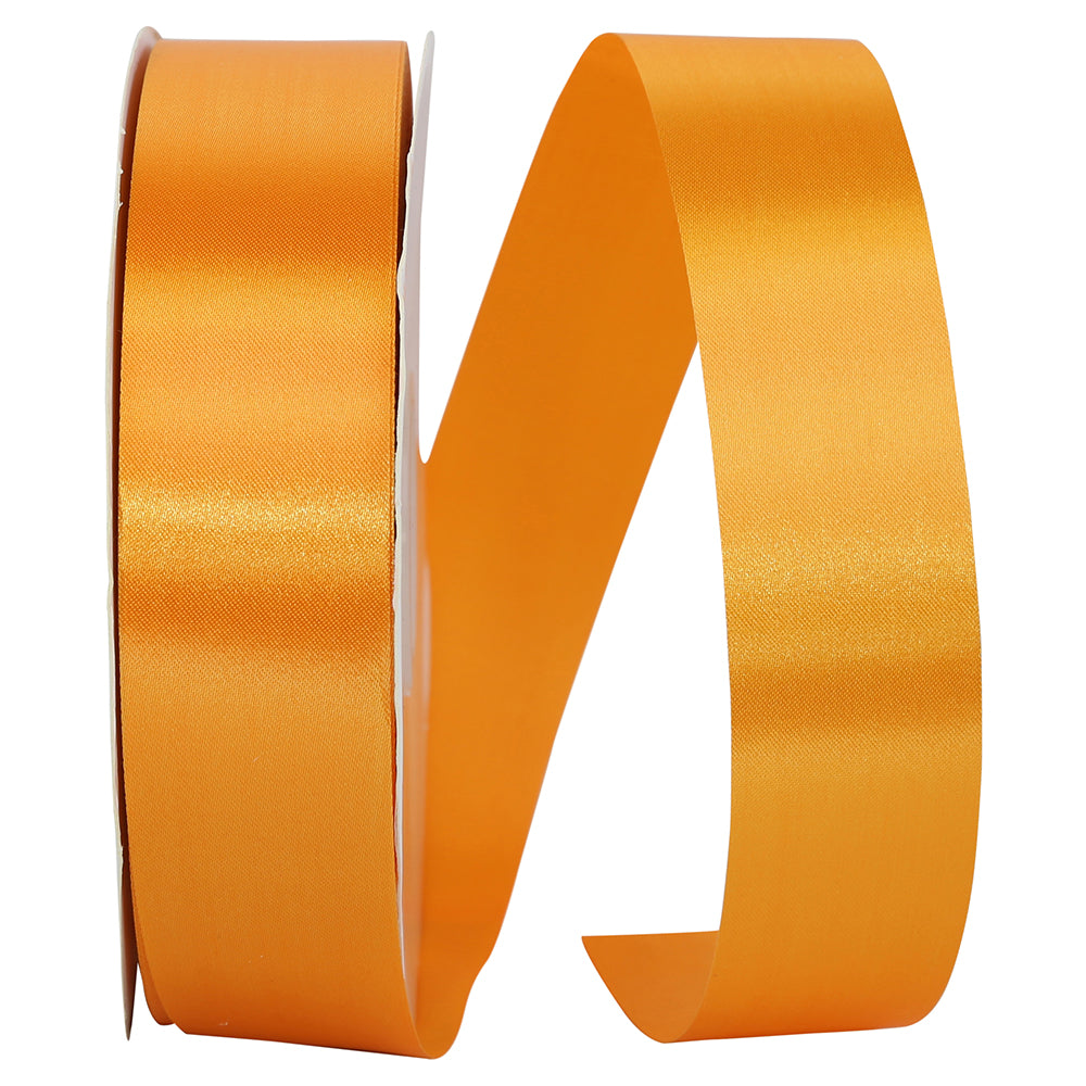 Pumpkin 1-3 8 Inch Single Face Satin Allure Sfs Cooler Ribbon for Wreaths & Bows