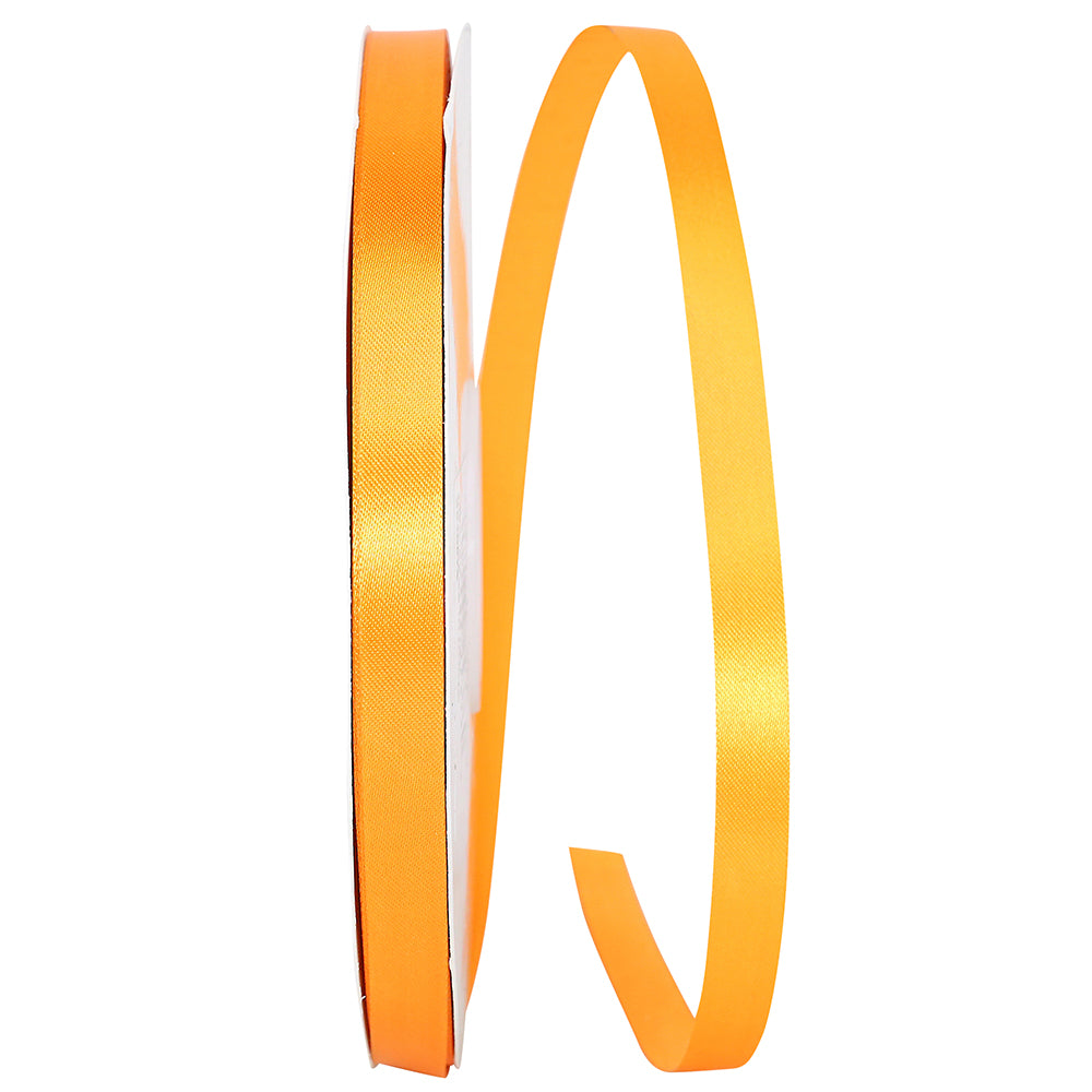 Pumpkin 3 8 Inch Single Face Satin Allure Sfs Cooler Ribbon for Wreaths & Bows
