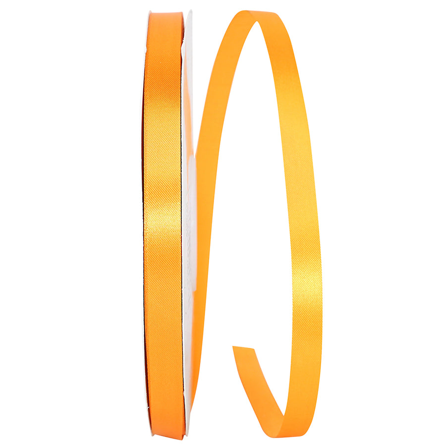 Pumpkin 3 8 Inch Single Face Satin Allure Sfs Cooler Ribbon for Wreaths & Bows