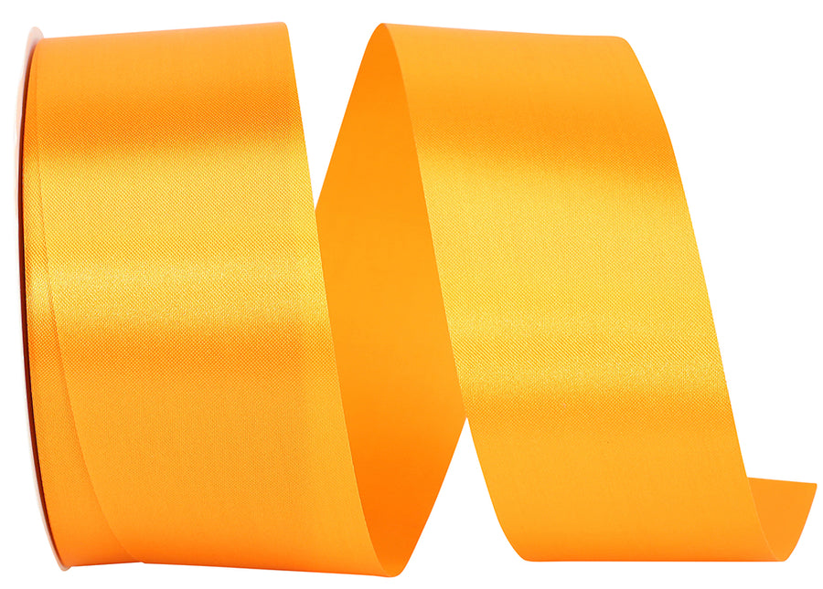 Pumpkin 1-7 8 Inch Single Face Satin Allure Sfs Cooler Ribbon for Wreaths & Bows