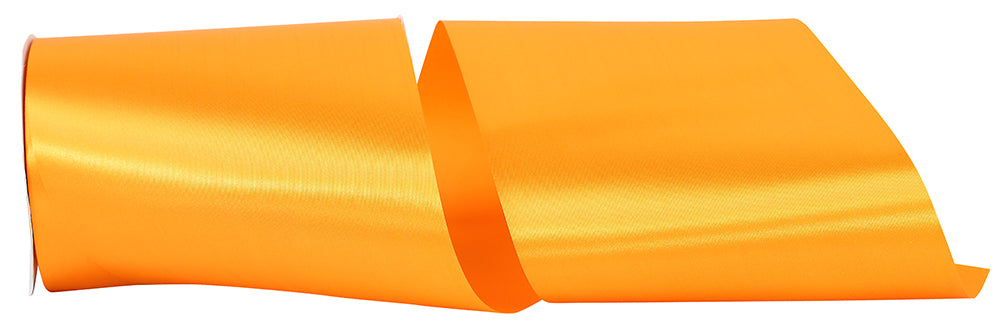 Pumpkin 6 Inch Single Face Satin Allure Sfs Cooler Ribbon for Wreaths & Bows