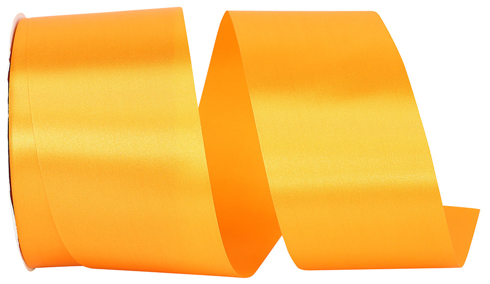 Pumpkin 2-1 2 Inch Single Face Satin Allure Sfs Cooler Ribbon for Wreaths & Bows