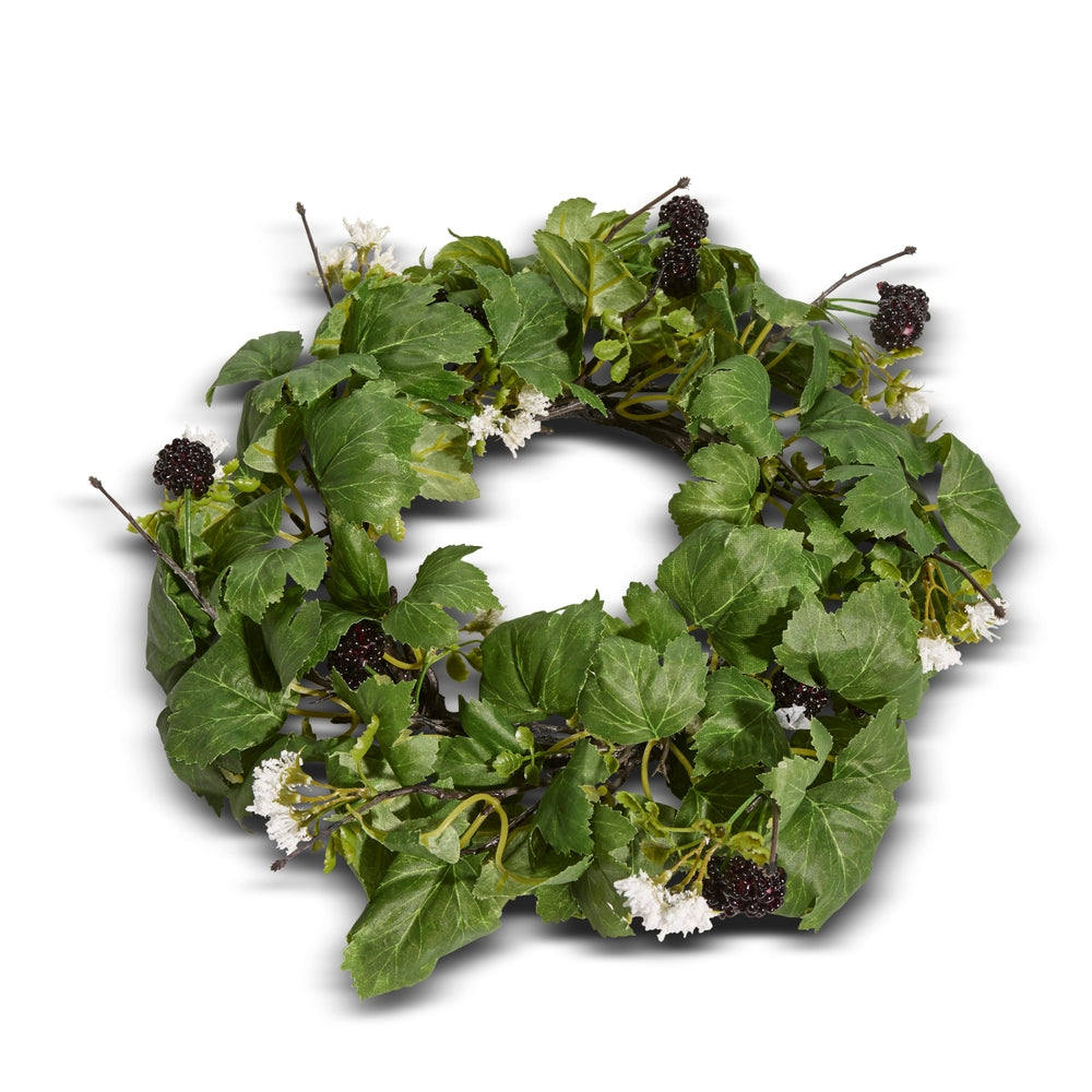13" Blackberry Candle Ring
