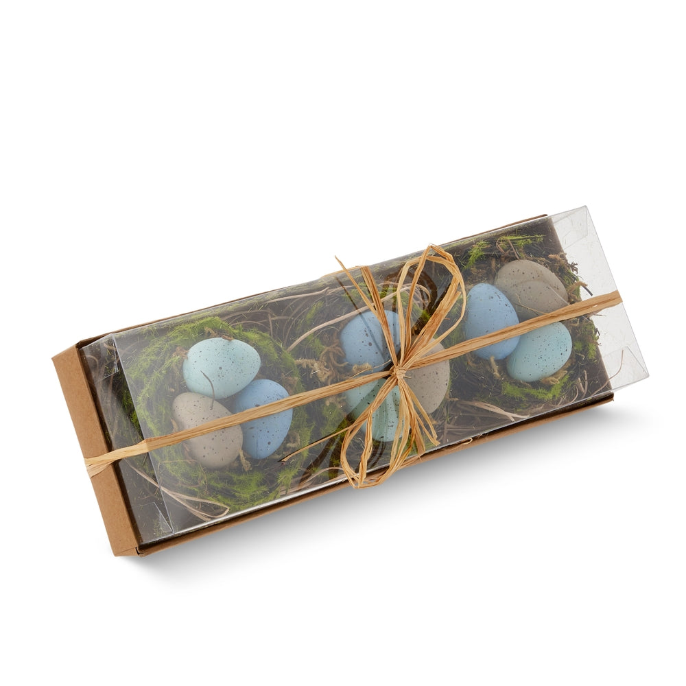 Box of Eggs in Nests