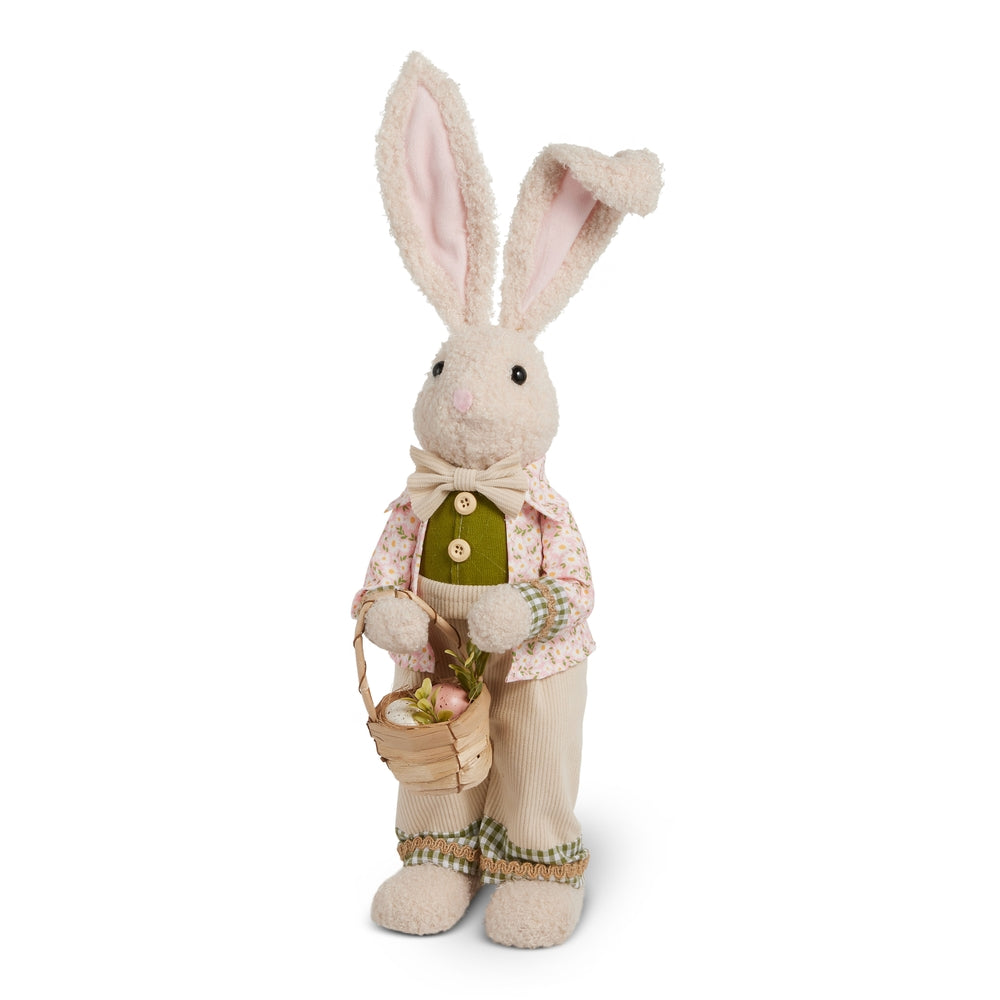 20" Vintage Gingham Mr. Bunny