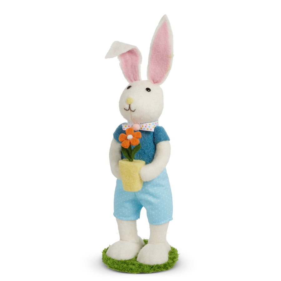 18" Felt Boy Bunny