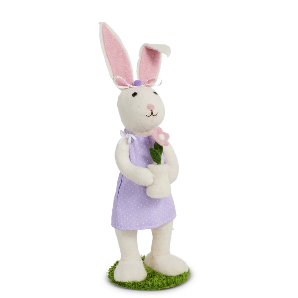 18" Felt Girl Bunny