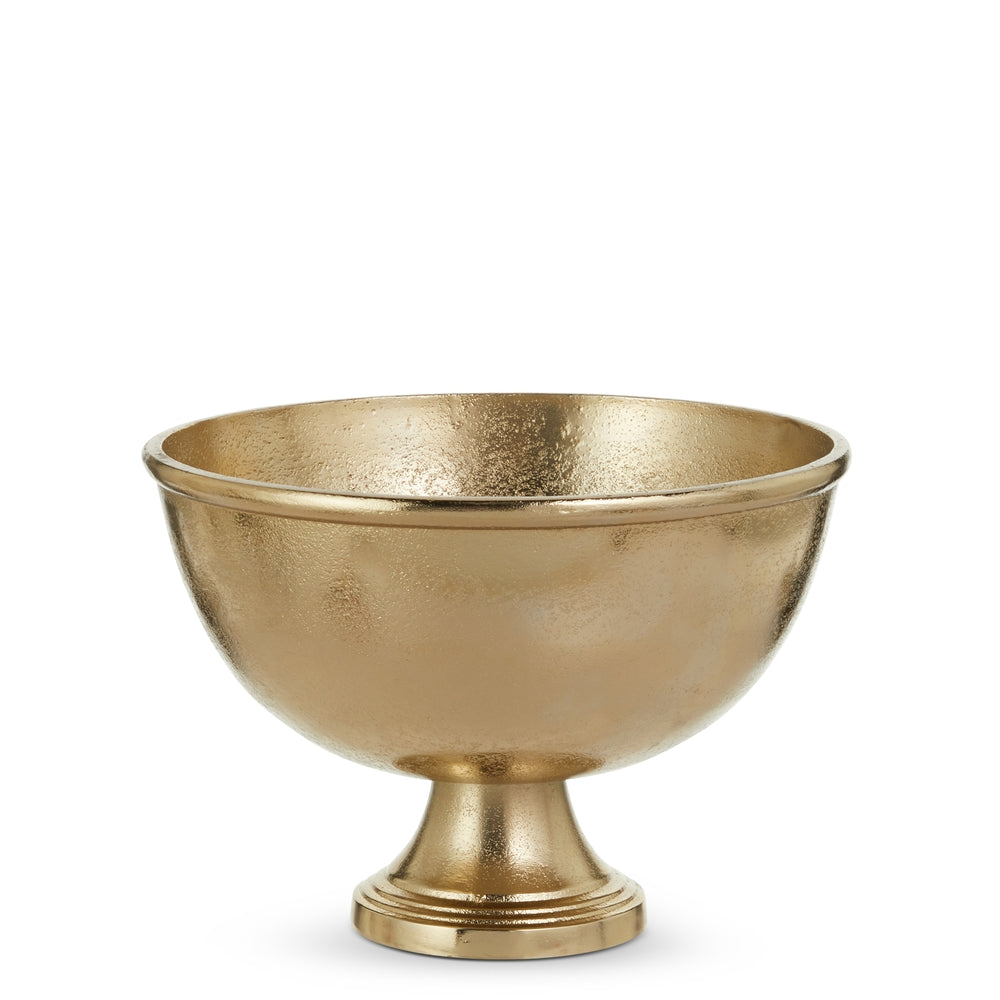 10" Footed Gold Decorative Bowl