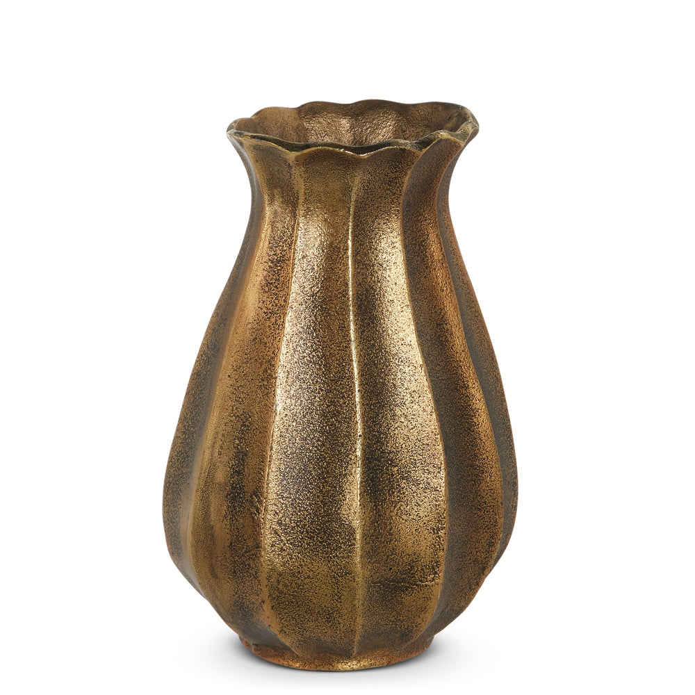 10.25" Ruffled Edge Vase