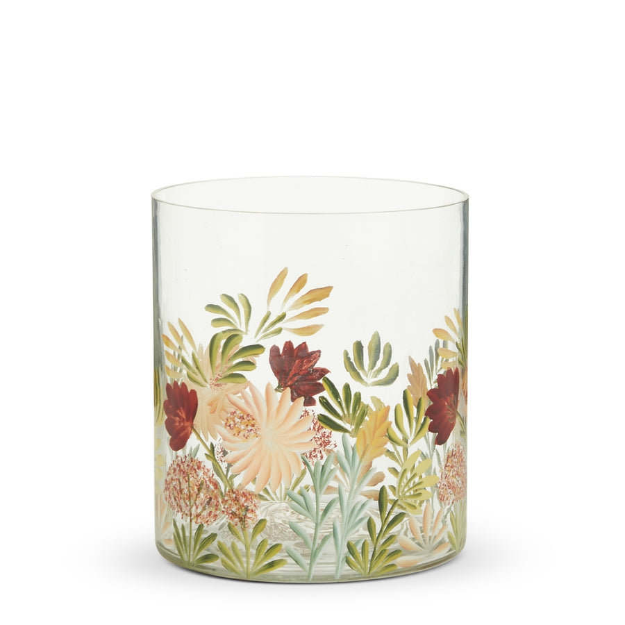 5.75" Floral Decorative Container