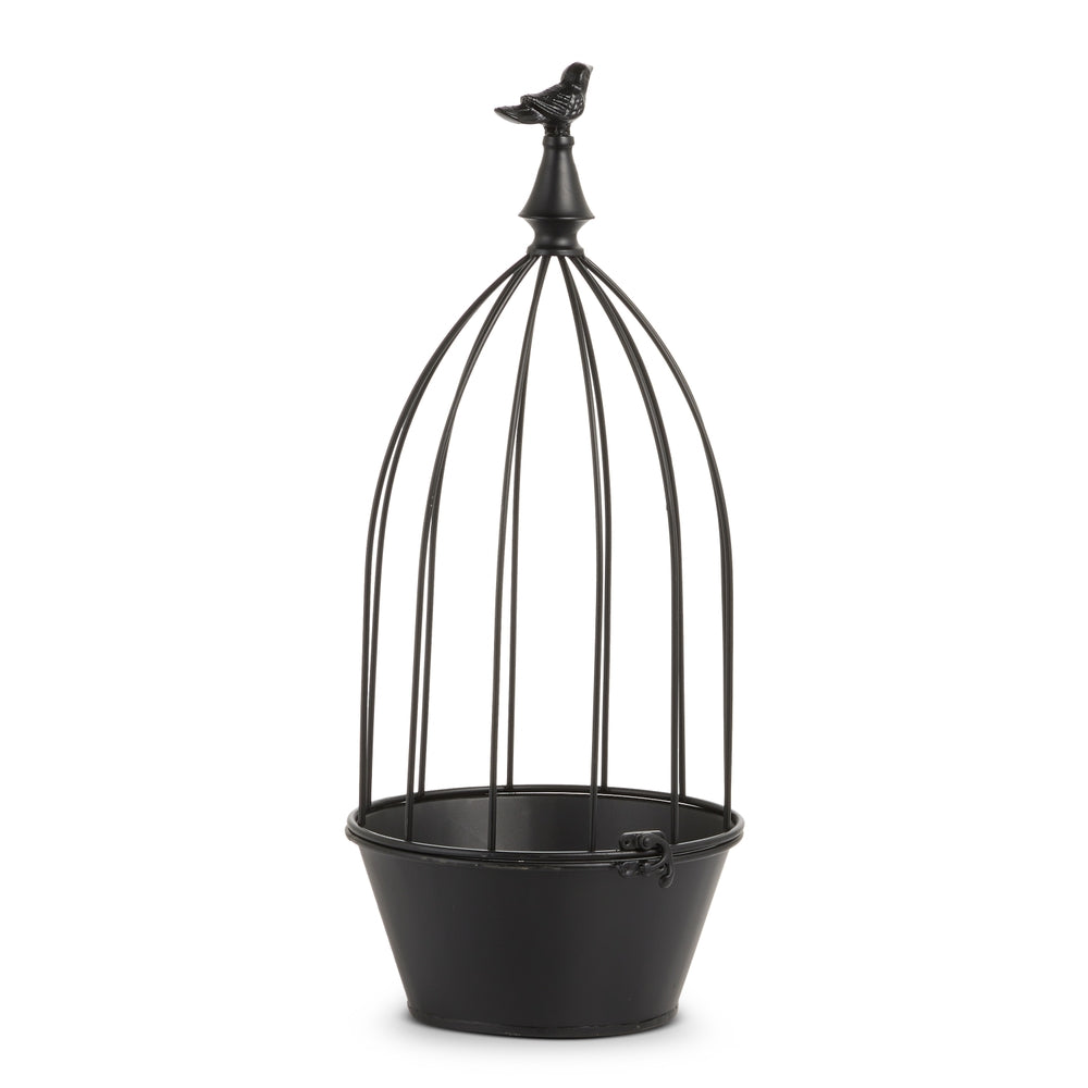 19.5" Black Iron Bird Cage