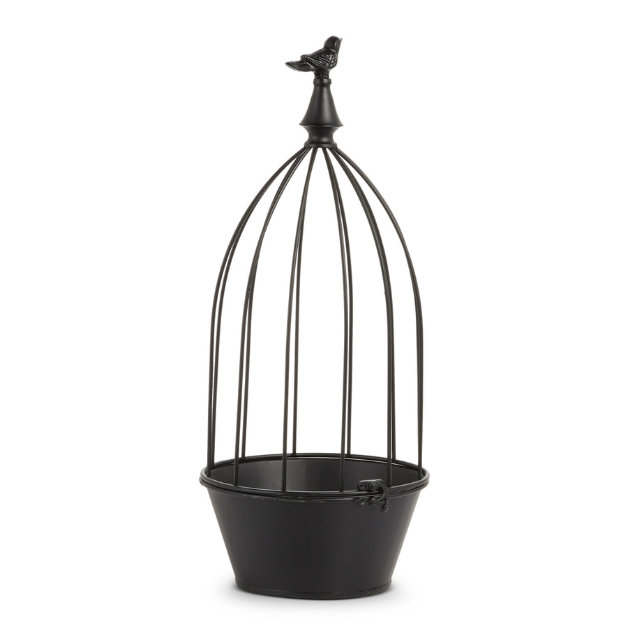 19.5" Black Iron Bird Cage
