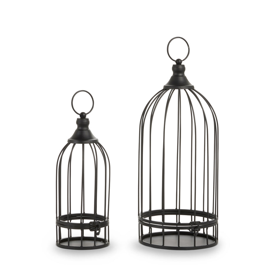 16.25" Black Iron Bird Cages