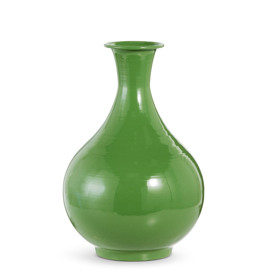 13.5" Green Vase
