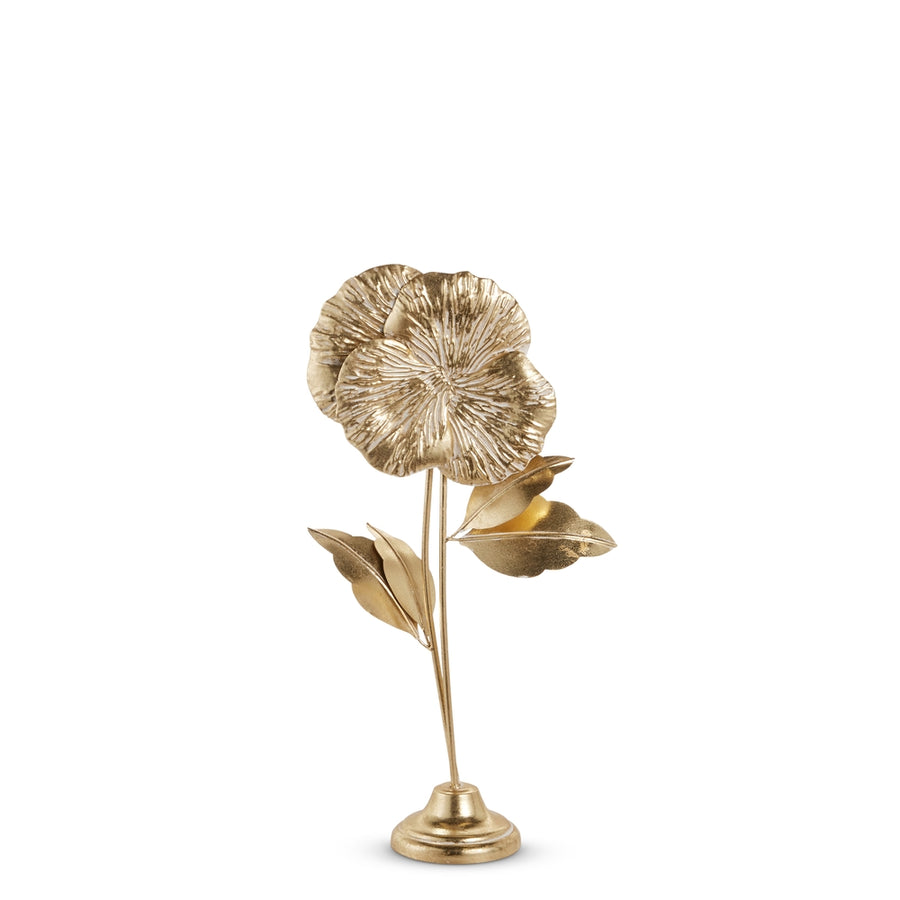26" Gold Whitewashed Pansy