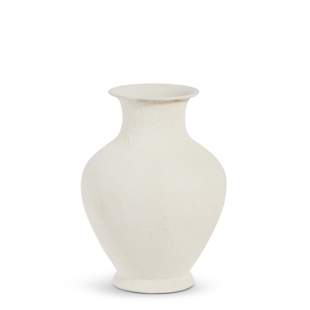 12" Stone Finish Vase