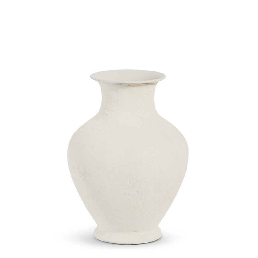 12" Stone Finish Vase