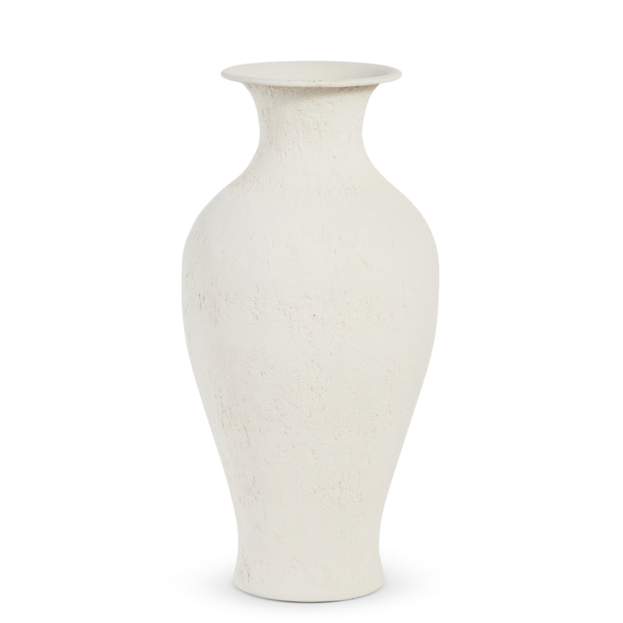 17" Stone Finish Vase