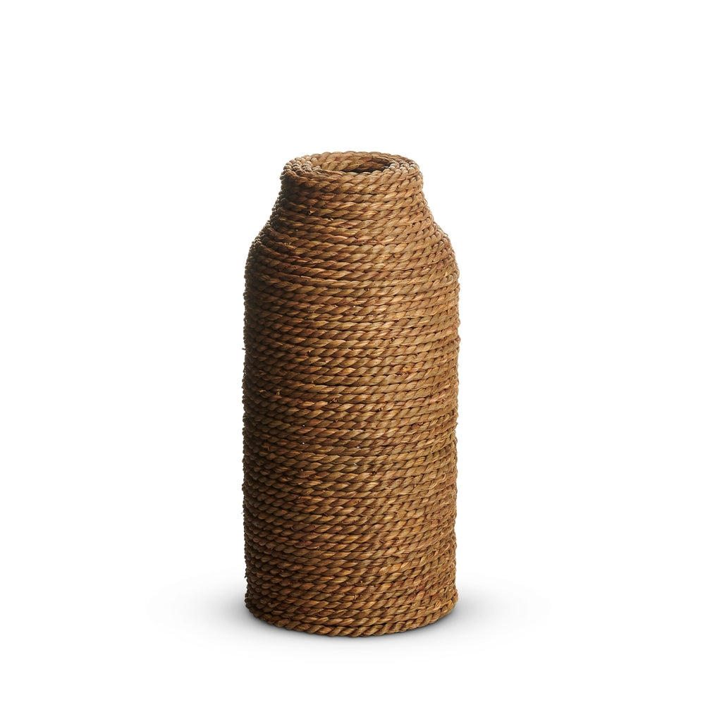 12.75" Natural Woven Vase
