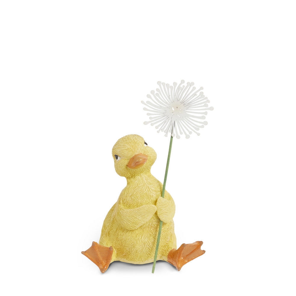 5.5" Duck with Flower