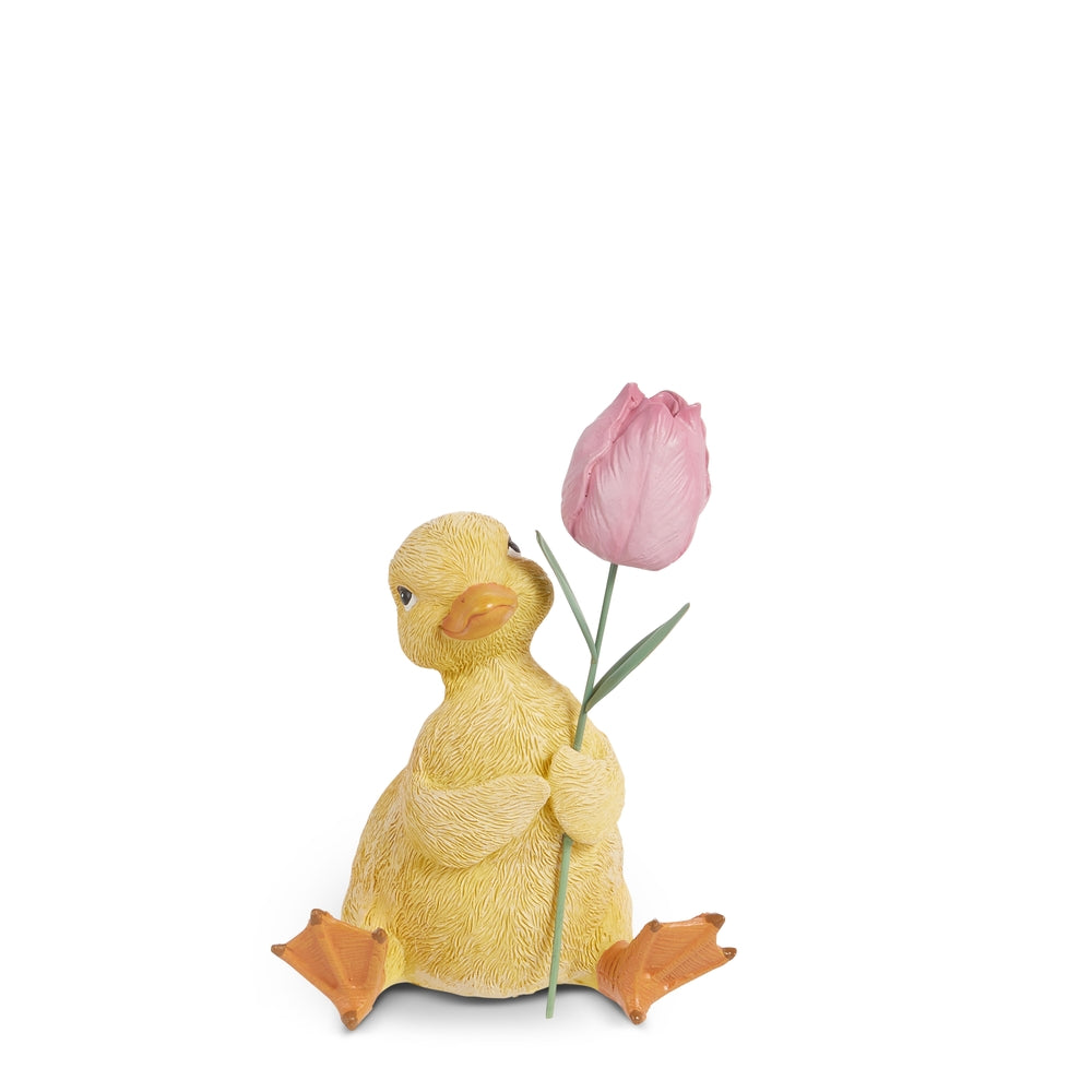 5" Duck with Tulip