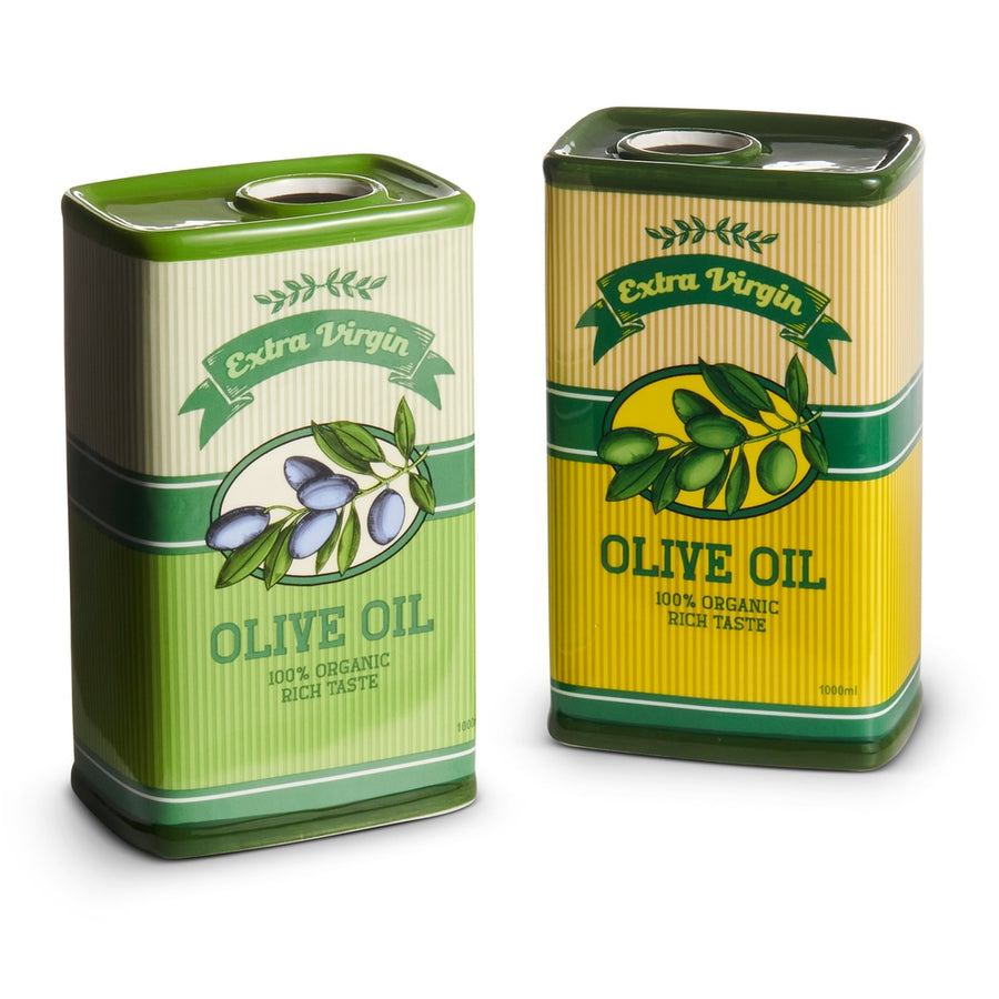 7" Olive Oil Vases