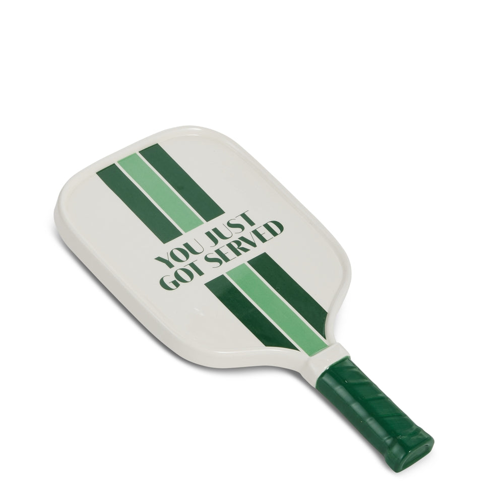11.25" Green and Blue Pickleball Paddle Tray