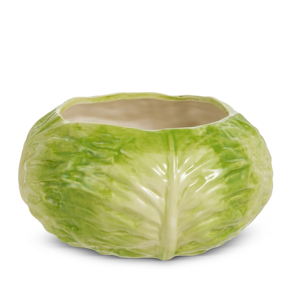 9" Lettuce Round Vase